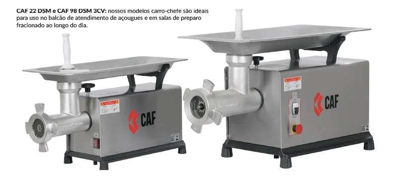 Moedores de carne CAF