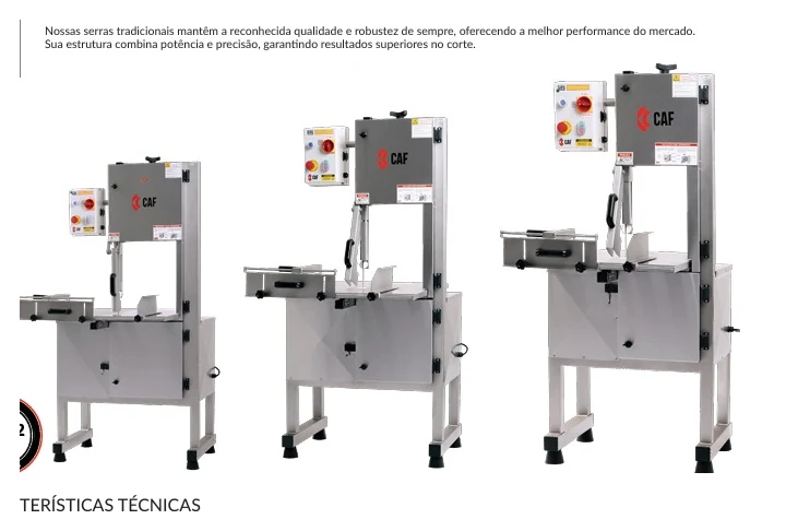 Serras-fita profissionais CAF